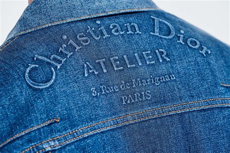 stretch fit jeans weiß dior|dior denim jacket.